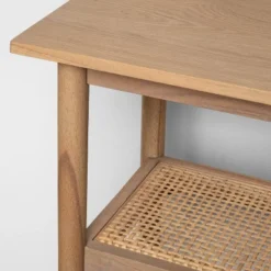 Wood & Cane Console Table - Hearth & Hand™ With Magnolia -Dream Home Shop GUEST 580df79e d800 4e4c b250 13352b3669ec