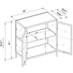 30" Crystal Cove Glass Cabinet Black - Threshold™ Designed With Studio McGee 13 30" Crystal Cove Glass Cabinet Black - Threshold™ Designed With Studio McGee -Dream Home Shop GUEST 5b71f51a 7630 42b5 9e09 477102ac59f6