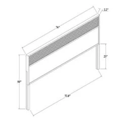 Wood & Cane Transitional Headboard - Hearth & Hand™ With Magnolia -Dream Home Shop GUEST 5d33534e d312 4fba a31c c59b7e6b6265