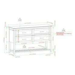 Transitional 4 Drawer Buffet - Saracina Home -Dream Home Shop GUEST 5ee0d477 5aaf 4e25 a822 e4dc8232835b