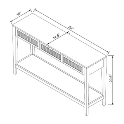 East Bluff Woven Drawer Console Table - Threshold™ Designed With Studio McGee -Dream Home Shop GUEST 5fadeab1 5821 409f b35b 9dc3416e6dfc