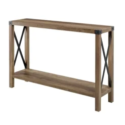 Sophie Rustic Industrial X Frame Entry Table - Saracina Home -Dream Home Shop GUEST 6004cebb 134c 4f3e a552 7a10428fe1f3