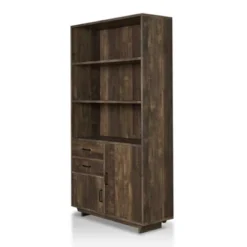 69.8" Tappan Bookcase With Cabinet Reclaimed Oak - HOMES: Inside + Out -Dream Home Shop GUEST 6126529a 5085 49be aa77 9ed263a2e1ad