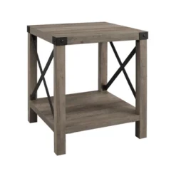 Sophie Rustic Industrial X Frame Side Table - Saracina Home -Dream Home Shop GUEST 62a6dec9 fa5b 4702 9a54 9992d1cdb652