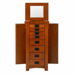 Delia Jewelry Armoire Brown - Powell Company -Dream Home Shop GUEST 63836421 b774 4101 b02d ab6994658c4d