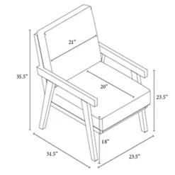 Grantsville Wood Frame Accent Chair With Grid Back - Threshold™ Designed With Studio McGee -Dream Home Shop GUEST 63af688c c6d7 4926 8635 a7774e315ee8