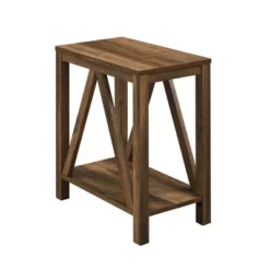 Taylen A Frame Farmhouse Open Storage Side Table - Saracina Home -Dream Home Shop GUEST 66db052e a2e0 4050 96f6 499d622071f8