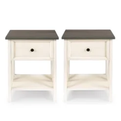 Set Of 2 Farmhouse Single Drawer V Frame Nightstands - Saracina Home 26 Set Of 2 Farmhouse Single Drawer V Frame Nightstands - Saracina Home -Dream Home Shop GUEST 69c1cb7f c5f8 45c8 a09a c17d10dc02f9