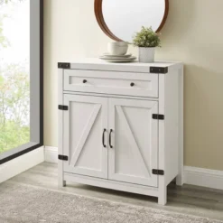 Clarabelle Rustic Farmhouse Barn Door Accent Cabinet - Saracina Home -Dream Home Shop GUEST 6c103768 a54e 40a3 9506 75e3ec77e2f5