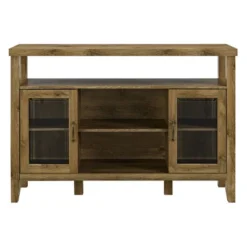 Rustic Transitional Double Door Highboy Buffet - Saracina Home -Dream Home Shop GUEST 70616bee 9544 481f ac90 2b81fb998cdc