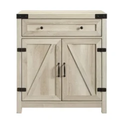 Clarabelle Rustic Farmhouse Barn Door Accent Cabinet - Saracina Home -Dream Home Shop GUEST 713ae4d0 858a 4fc3 8b2d 6512862d084e