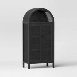 Woven Arched Wood Cabinet - Threshold™ -Dream Home Shop GUEST 71d7b8e7 0b8a 4c88 af3c ece9ad48100b