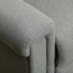 HOMCOM Recliner Sofa Couch With Easy Pull Handles And Adjustable Footrest, 3 Seater Sofa Modern Couch, Gray -Dream Home Shop GUEST 72d861c0 c6a2 48bf 8077 8ef12783192a