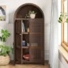 Woven Arched Wood Cabinet - Threshold™ 1 Woven Arched Wood Cabinet - Threshold™ -Dream Home Shop GUEST 73a55bd1 6a6c 4c44 84d9 6effff9a7fc1
