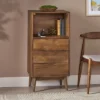 Rabun Handcrafted Mid-Century Modern Mango Wood 3 Drawer Chest Light Oak - Christopher Knight Home -Dream Home Shop GUEST 73da14ef 4322 4d70 867a cb45f3727761