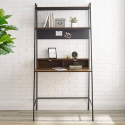 36" Writing Desk With Open Storage Ladder Bookshelf - Saracina Home -Dream Home Shop GUEST 746187fb a638 4f3a ae20 f3b4f74d4176