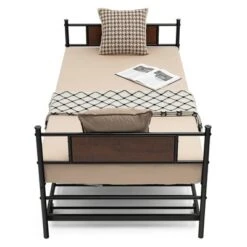 Costway Twin 2-In-1 Daybed Frame With Trundle Bed Set Steel Platform Sofa Bed Black -Dream Home Shop GUEST 797f642a 894a 4557 8029 1d7110a81a6f