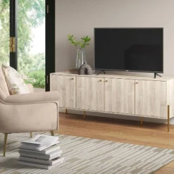 60" Elowen 4 Door TV Stand For TVs Up To 60" - Thresholdâ˘