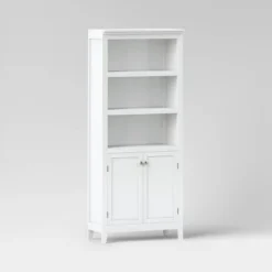 72" Carson 5 Shelf Bookcase With Doors - Threshold -Dream Home Shop GUEST 7d13a320 a881 4623 87ab 176b8890729a