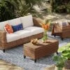 Brookfield Steel Wicker Patio Sofa - Light Brown - Threshold™ -Dream Home Shop GUEST 7f3c7231 05db 4c19 9535 cdd8dad40792