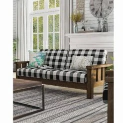Jovie Gingham Rustic Sofa - HOMES: Inside + Out -Dream Home Shop GUEST 7f82f1e6 5ee6 49ab a034 ce2d29133308