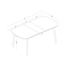 Astrid Mid-Century Drop Leaf Dining Table - Threshold™ 15 Astrid Mid-Century Drop Leaf Dining Table - Threshold™ -Dream Home Shop GUEST 804508c4 e30b 4c64 8f04 e4df960068df