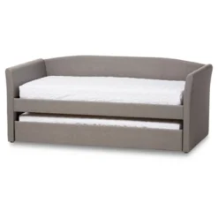Twin Camino Modern And Contemporary Faux Leather Upholstered Daybed With Guest Trundle Bed - Baxton Studio 14 Twin Camino Modern And Contemporary Faux Leather Upholstered Daybed With Guest Trundle Bed - Baxton Studio -Dream Home Shop GUEST 81371f9a 7abc 4186 bdc5 10b187ea8a84