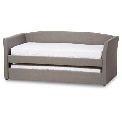 Twin Camino Modern And Contemporary Faux Leather Upholstered Daybed With Guest Trundle Bed - Baxton Studio 8 Twin Camino Modern And Contemporary Faux Leather Upholstered Daybed With Guest Trundle Bed - Baxton Studio - Image 6