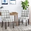 2pk Harman Contemporary Upholstered Plaid Dining Chairs Gray/Light Beige/Brown - Christopher Knight Home 2 2pk Harman Contemporary Upholstered Plaid Dining Chairs Gray/Light Beige/Brown - Christopher Knight Home -Dream Home Shop GUEST 8bc32428 9664 4bd6 976b bf311679a007