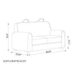 Upholstered Kids' Sofa Gray - Pillowfort™ -Dream Home Shop GUEST 8bd0e36e 147c 4c1d bcfb 73703a97ebdd