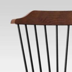 Delway Curved Back Mixed Material Counter Height Barstool Walnut - Threshold™ -Dream Home Shop GUEST 8c09173e d099 4df1 a94e ab93418d7e97