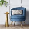 Beadle Accent Chair With Brass Leg Velvet Blue - Project 62™ 1 Beadle Accent Chair With Brass Leg Velvet Blue - Project 62™ -Dream Home Shop GUEST 8ccbf5b0 9e09 4135 98bb 0abf3c1d375e