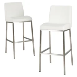 30" Vasos Bonded Leather Barstool Set 2ct - Christopher Knight Home 11 30" Vasos Bonded Leather Barstool Set 2ct - Christopher Knight Home -Dream Home Shop GUEST 8e33dab8 471c 4dbc 87e7 e90d14d45927