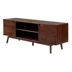 Solid Wood Mid-Century Modern TV Stand For TVs Up To 80" - Saracina Home -Dream Home Shop GUEST 8e79d6b8 8dd2 4a61 a818 5cca332ec6d2