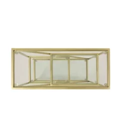 Kokesh Modern Glam Tempered Glass 3 Shelf Asymmetrical Bookcase Gold - Christopher Knight Home -Dream Home Shop GUEST 91617d1f b48c 4a5c 8204 aa965eb572df
