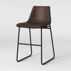 Bowden Faux Leather Counter Height Barstool - Threshold™ -Dream Home Shop GUEST 91eb8b91 2894 41b5 bd56 7f0d7f7ee5f2