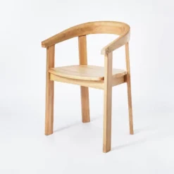 Terra Solid Wood Curved Back Dining Chair - Threshold™ Designed With Studio McGee -Dream Home Shop GUEST 9247e68d 2d42 4de0 acf8 805ddf967c24