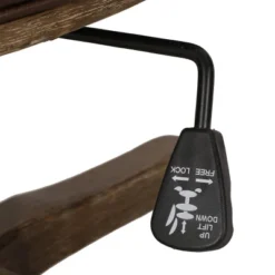 Coulee Contemporary Upholstered Roll Back Swivel Office Chair Dark Brown/Natural - Christopher Knight Home -Dream Home Shop GUEST 938a63e5 34a7 4889 a8d5 569f6a83ccb7