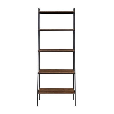 72" Open Storage Ladder Bookshelf - Saracina Home 11 72" Open Storage Ladder Bookshelf - Saracina Home - Image 9