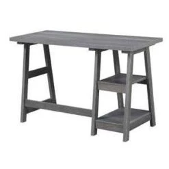 Designs2Go Trestle Desk With Shelves - Breighton Home -Dream Home Shop GUEST 9cad49bd 83b7 4f83 bd99 ae6bd6f52dd4