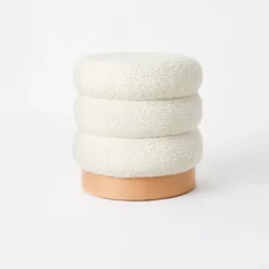 Clarkdale Channel Tufted Ottoman With Wood Base - Threshold™ Designed With Studio McGee -Dream Home Shop GUEST 9e78f4ea 34e1 4b4c 8927 610a96c011f0