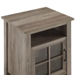 Transitional Classic Windowpane Storage Side Table - Saracina Home -Dream Home Shop GUEST 9ee162b5 066b 4760 a226 f954c2073eb0
