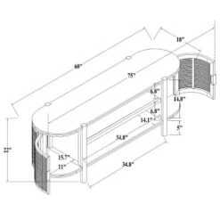 Portola Hills Caned Door TV Stand For TVs Up To 60" - Threshold™ Designed With Studio McGee -Dream Home Shop GUEST a0956830 d71f 43eb 95fa 09eff023a340