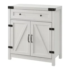 Clarabelle Rustic Farmhouse Barn Door Accent Cabinet - Saracina Home -Dream Home Shop GUEST a1139512 2573 4c30 9eb1 fddd79f160e2
