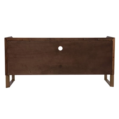 Glacerad Reclaimed Wood Media Console For TVs Upto 50" Brown - Aiden Lane 8 Glacerad Reclaimed Wood Media Console For TVs Upto 50" Brown - Aiden Lane - Image 6