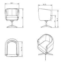 Morpho Swivel Armchair - Threshold™ -Dream Home Shop GUEST a3b3d07e 0d72 4668 abc8 9eef5cda41b8