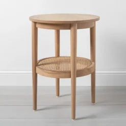 Wood & Cane Round Accent Side Table - Hearth & Hand™ With Magnolia -Dream Home Shop GUEST a47b2b48 7b15 4cfc b563 12ea4809872c