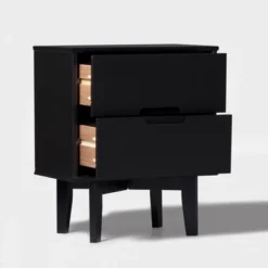 Mid-Century Modern Wood Nightstand - Saracina Home -Dream Home Shop GUEST a49f45e0 1fa8 4d59 a9d4 46994240cbf1