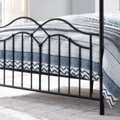 Queen Earhart Traditional Iron Canopy Bed - Christopher Knight Home -Dream Home Shop GUEST a64086b7 771c 4544 afa9 ac95b2e25c85