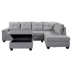 108" Reversible L-Shape Sectional Sofa Couch With Storage Ottoman-ModernLuxe 18 108" Reversible L-Shape Sectional Sofa Couch With Storage Ottoman-ModernLuxe -Dream Home Shop GUEST a9ce32c3 fc5c 4bb1 b03d cb528c5420d4